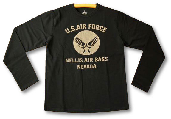 ミリタリー長袖Tシャツ 2944 米空軍エアフォースマーク U.S. AIR