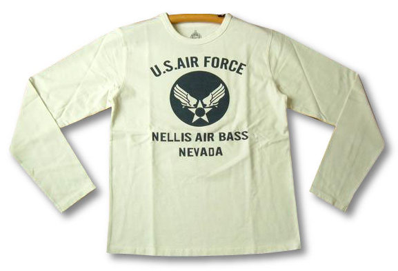 ミリタリー長袖Tシャツ 2944 米空軍エアフォースマーク U.S. AIR